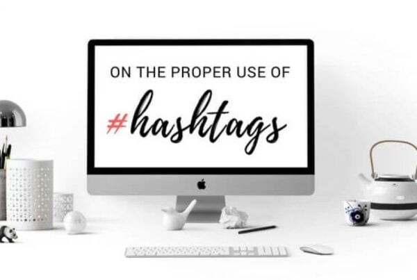 proper use of hashtags banner