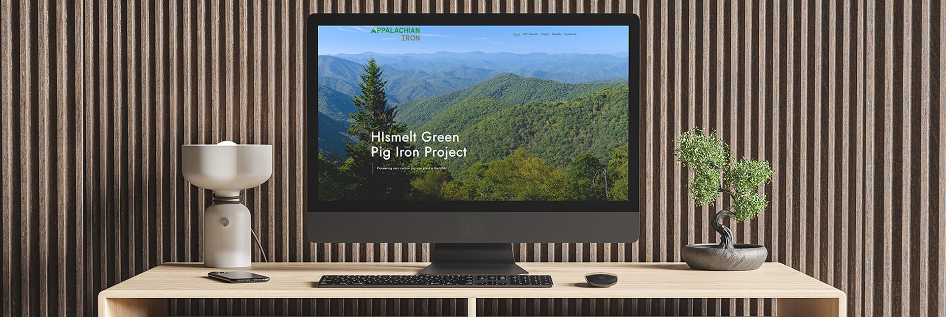 appalachian iron desktop mockup