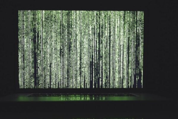 matrix falling letters effect