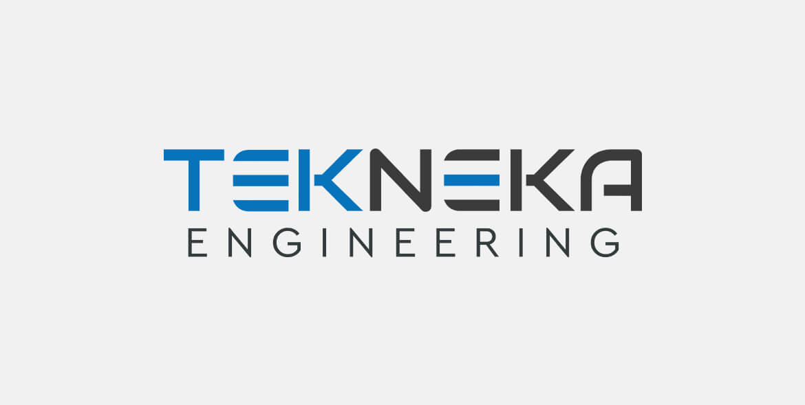 tekneka engineering logo design